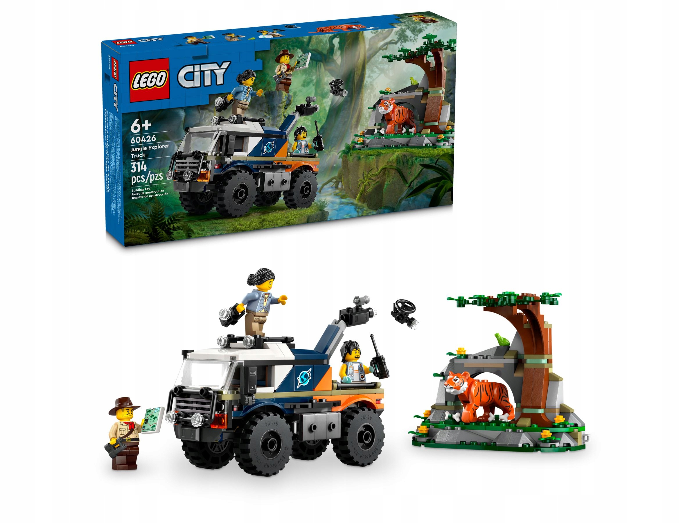 stavebnice Lego City 60426 Terénní průzkumník džungle