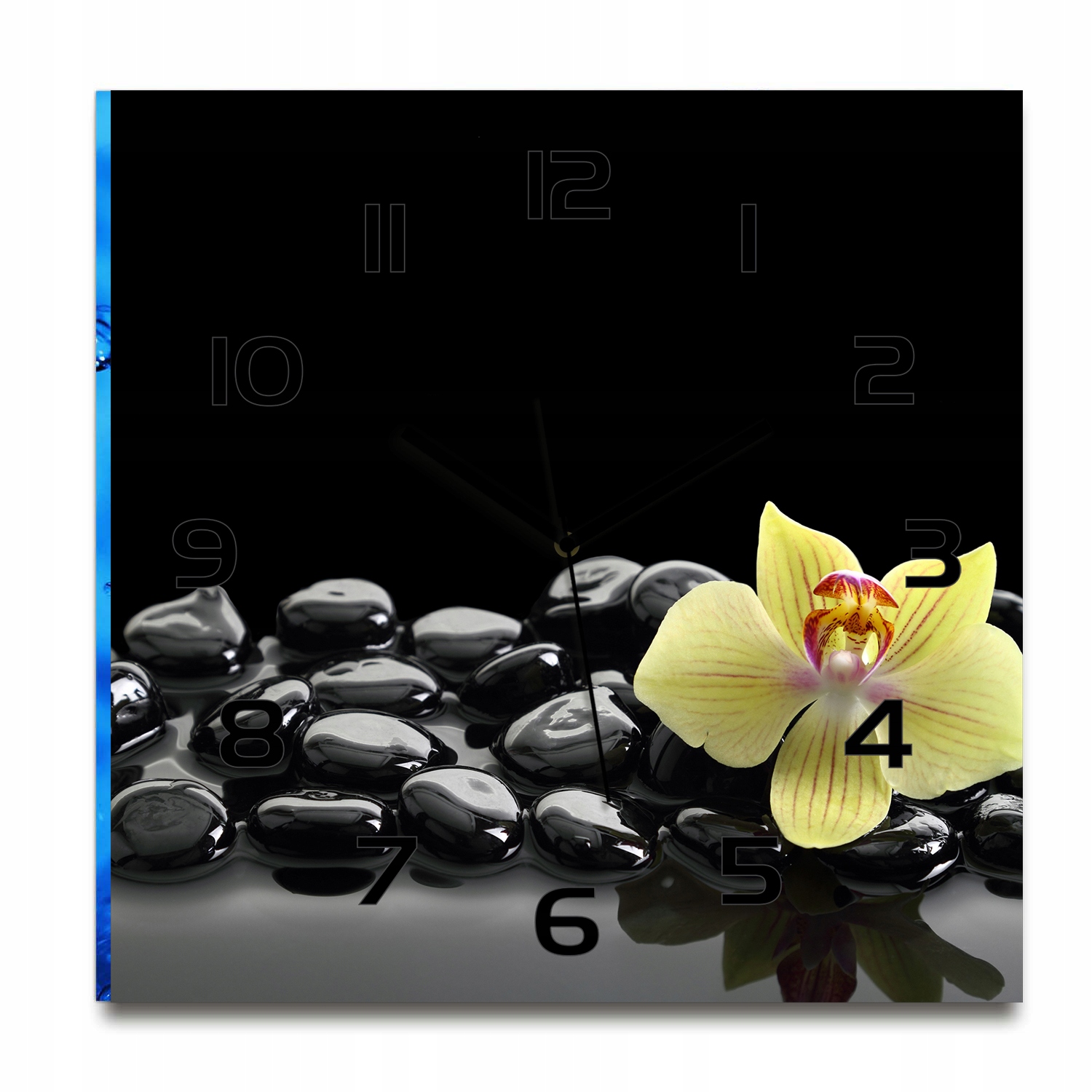 

Zegar ścienny ze szkła hartowanego Orchidea 60x60