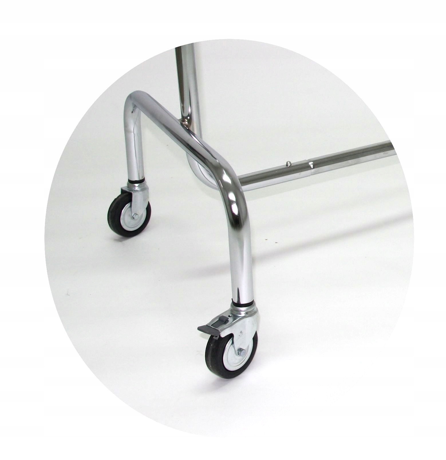 GARDEROBA 1,4/2M WIESZAK STOJĄCY UBRANIA KÓŁKACH Szerokość mebla 140 cm