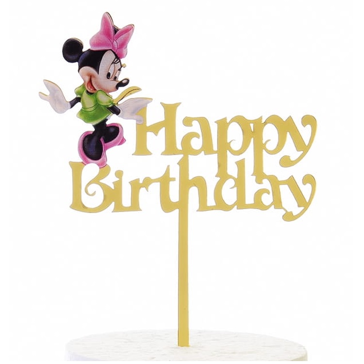 

Topper akrylowy Happy Myszka Minnie Minni