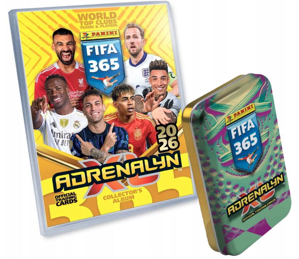 Fifa 365 2026 Panini Album na 540 Karty Piłkarskie Mała Puszka Limited