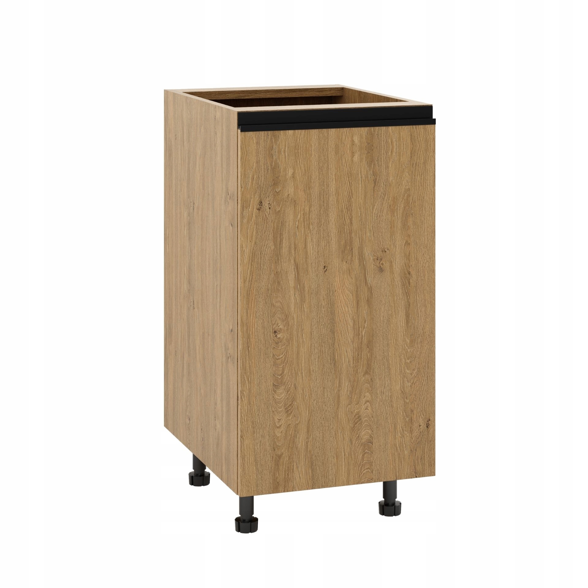 Kuchyňská skříňka 40 Tal dub kamenný lišta černá