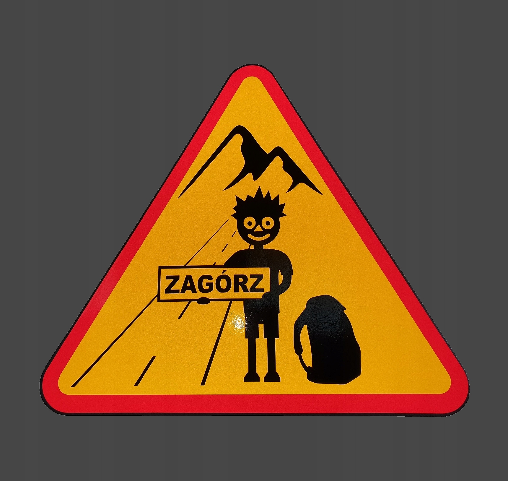 Prawdziwy metalowy Znak Drogowy urodziny prezent Kod producenta ZN01