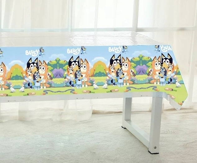 BLUEY i BINGO OBRUS dekoracje urodzinowe GRATISy