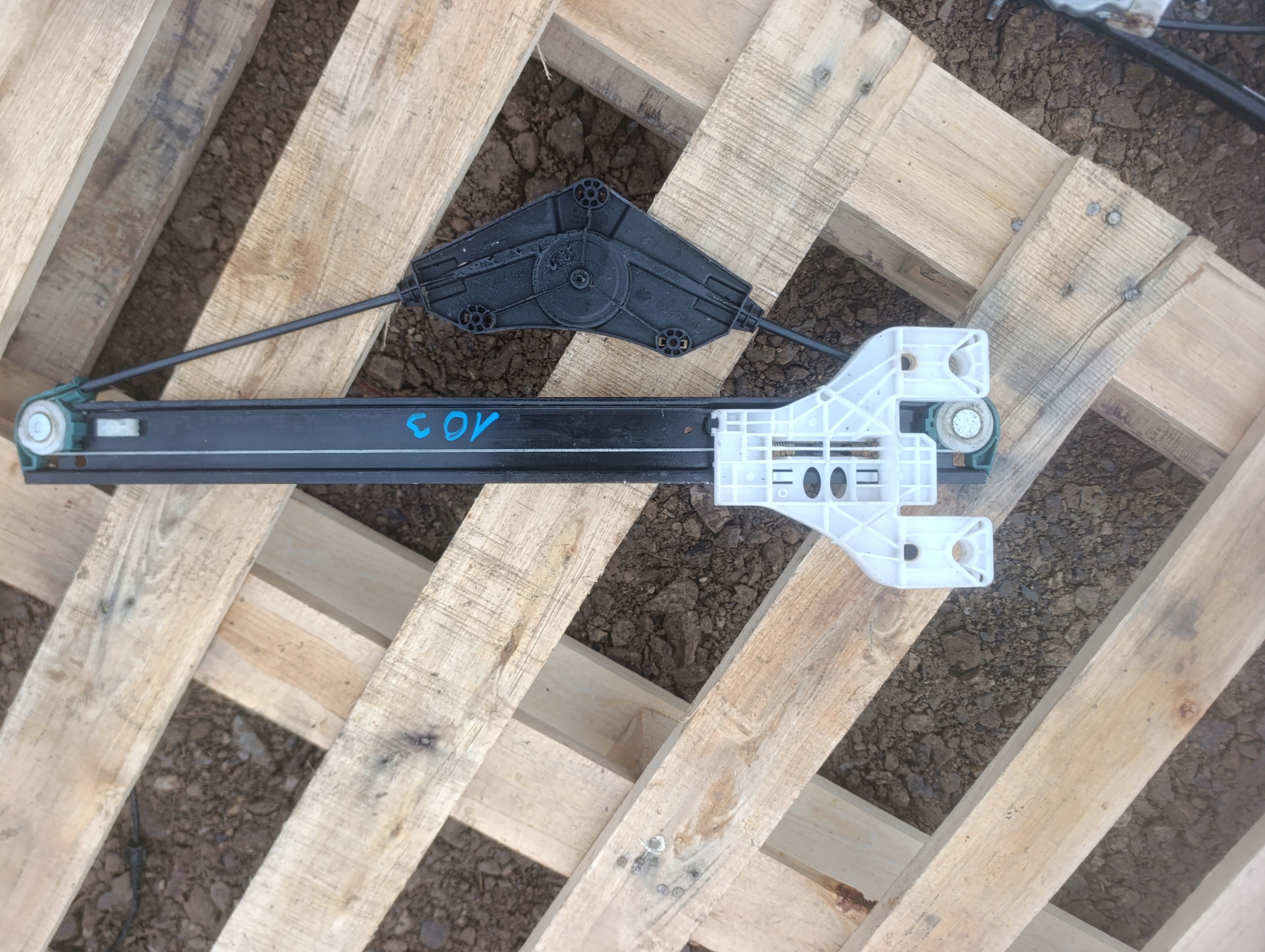 mechanism window regulator door left rear part A6 C8 4K 4K0839461