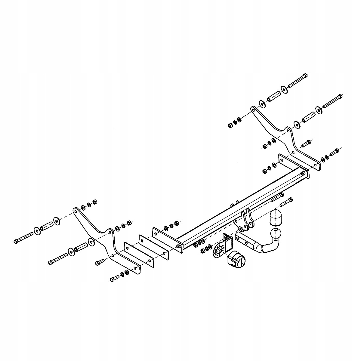 Hak holowniczy Renault Laguna T III 3 Liftback 07-15 MODUŁ WIĄZKA 13 PIN Producent Steinhof