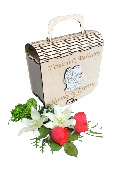 

Niezbędnik małżeński, walizka ślub grawer