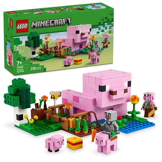 LEGO Minecraft 21268 Domek Świnki