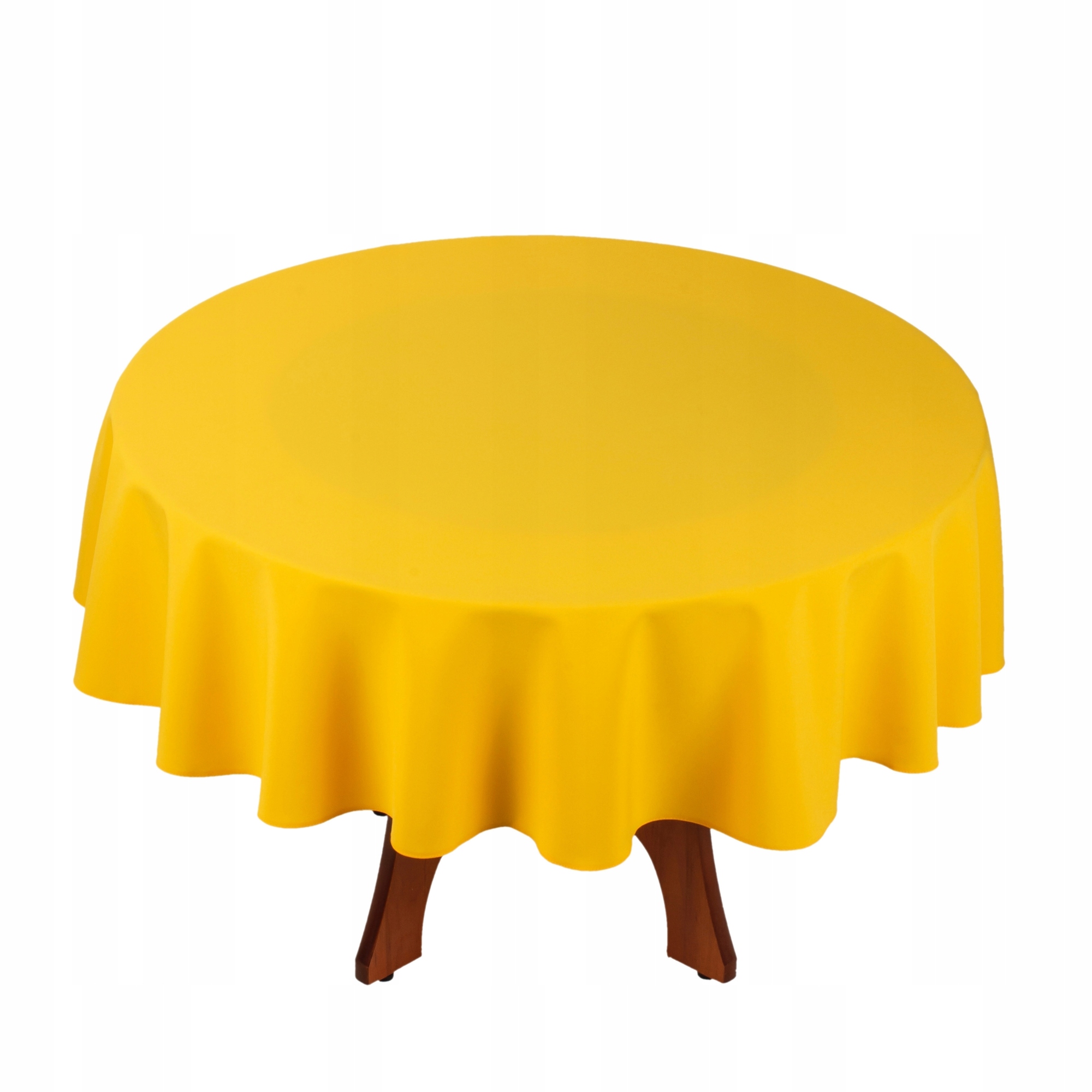 ELEGANCKI GŁADKI OWALNY OBRUS OWAL ŻÓŁTY 120x180 Typ obrus