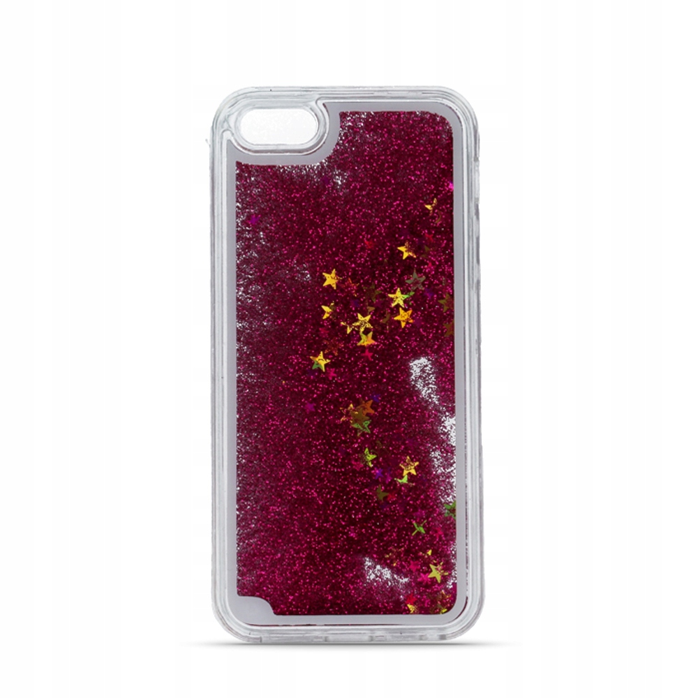 

Etui Liquid Glitter Tpu Samsung S10e ciemnoróżowe
