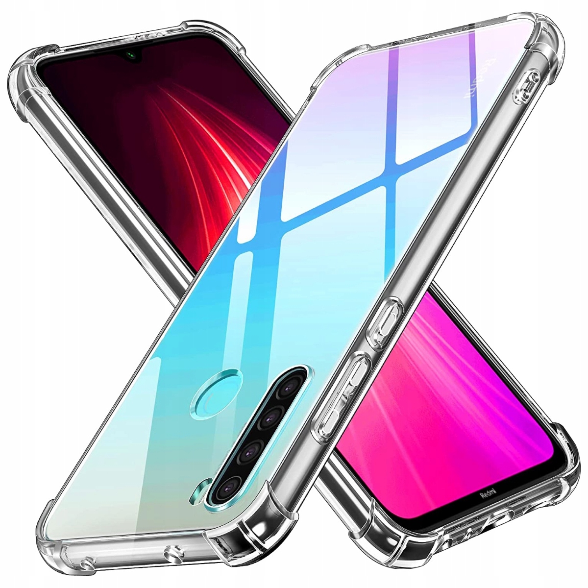 

Wzmacniane Etui Case Silikon do Redmi Note 8 /2021
