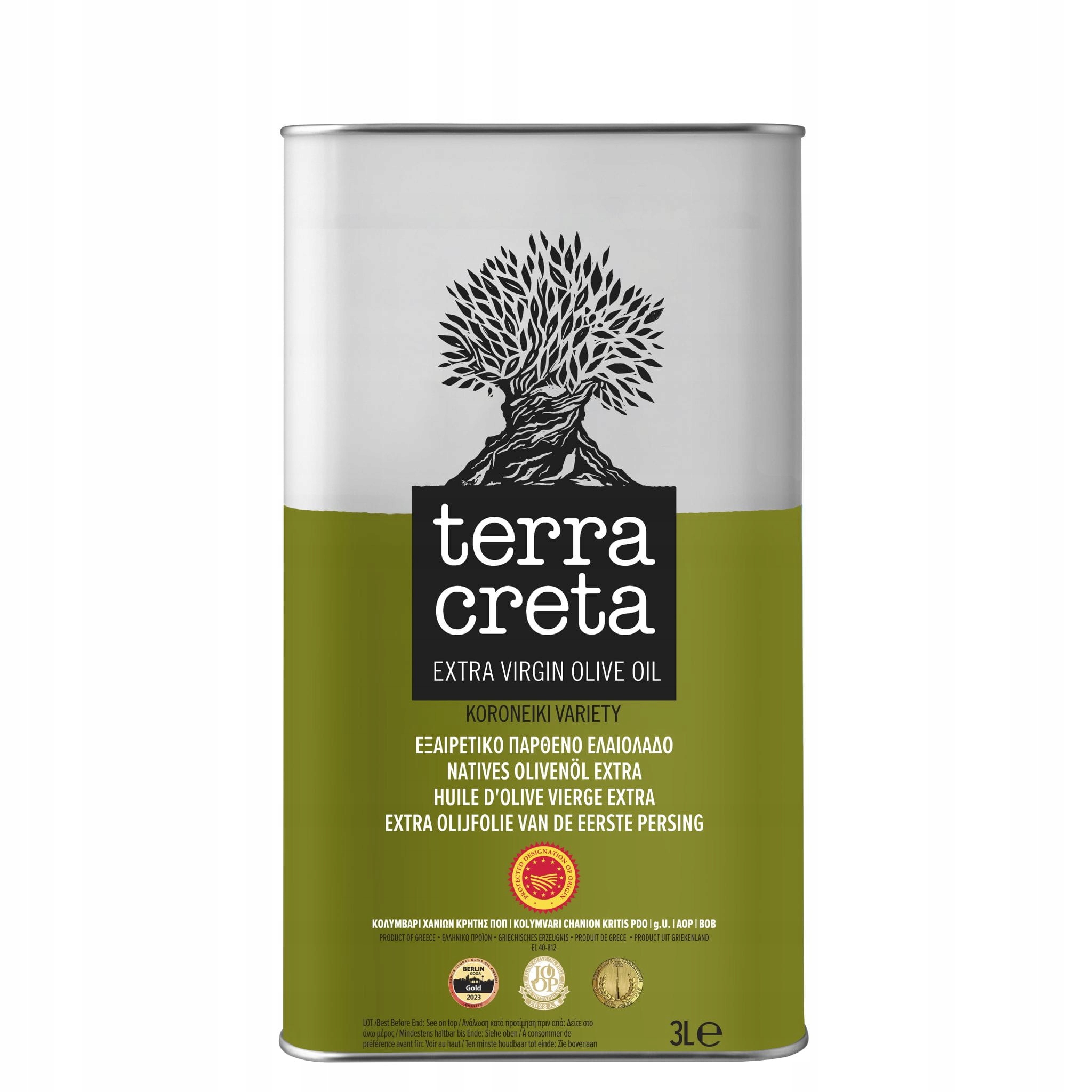 Terra Creta oliwa extra virgin Estate Pdo Kolymvari 3L