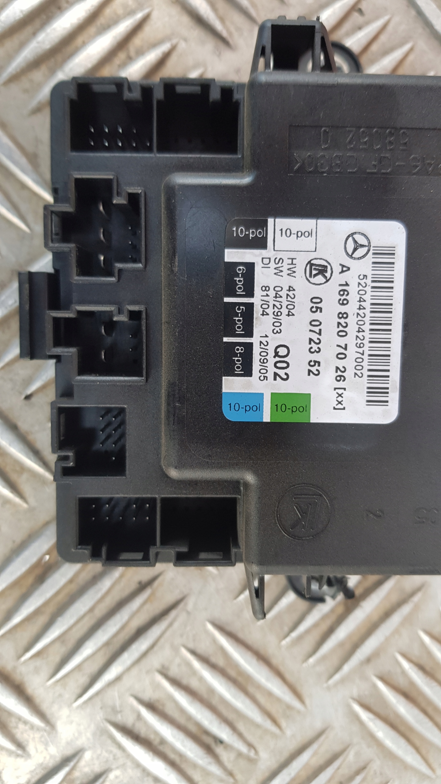 MERCEDES W169 w245 module door right front A1698207026