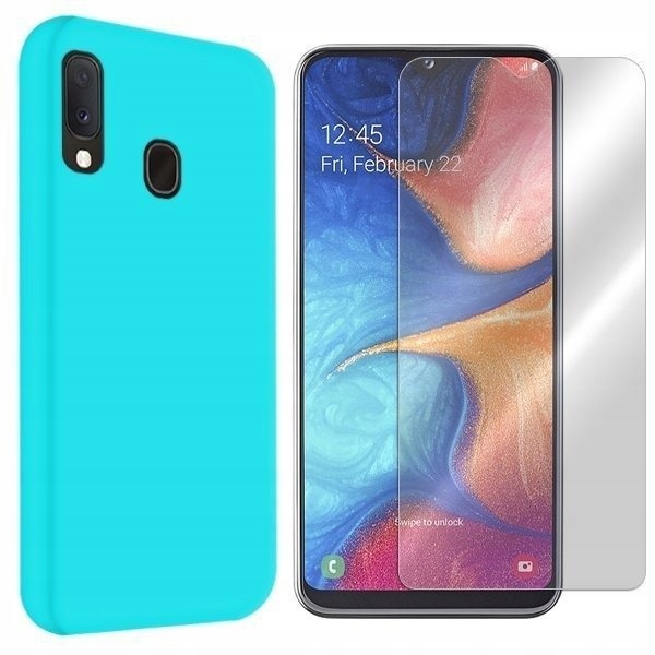 

Etui Do Samsung Galaxy A20E SM-A202 Velvet + Szkło