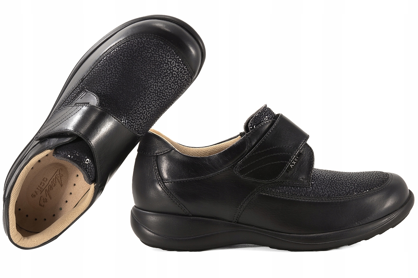 Axel 1397 Comfort Polobotky Na Haluksy Kůže/stretch Tuhost H Se Suchým Zipem 37