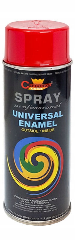 

Farba spray uniwersalna 400ml Ral 3020 czerwona