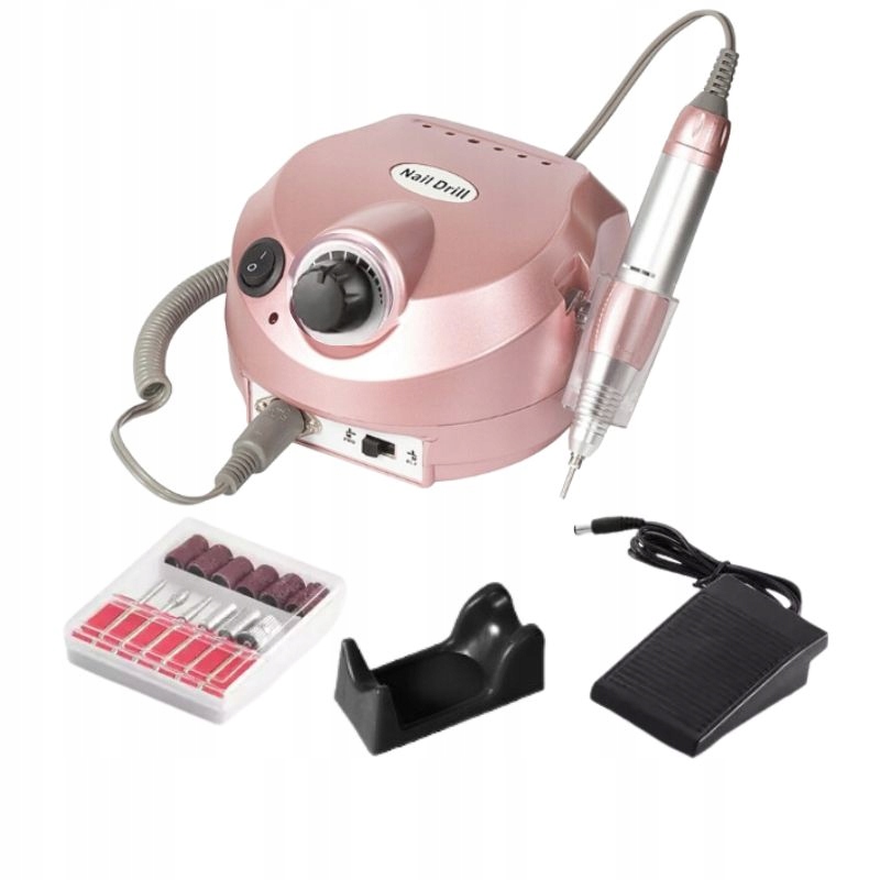 Frezarka kosmetyczna DM-202 do paznokci manicure 65W Różowa