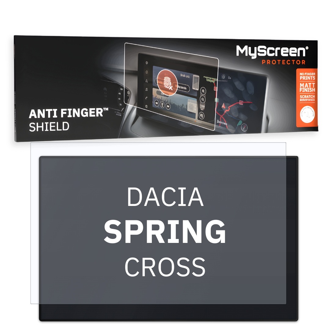 Fólie pro Dacia Spring Electric Essential Cross 2024 Hlavní displej 02 10"
