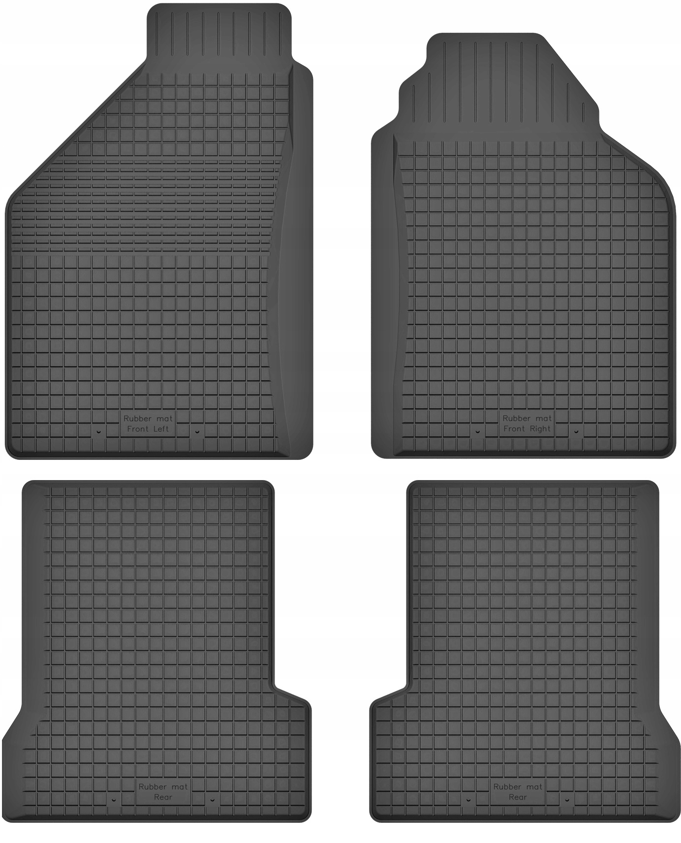

Dywaniki gumowe korytka do Saab 9-3 I YS3D 98-02