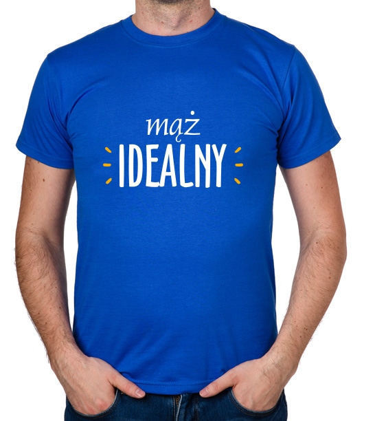 

koszulka Dla Męża Mąż Idealny Pomysł prezent
