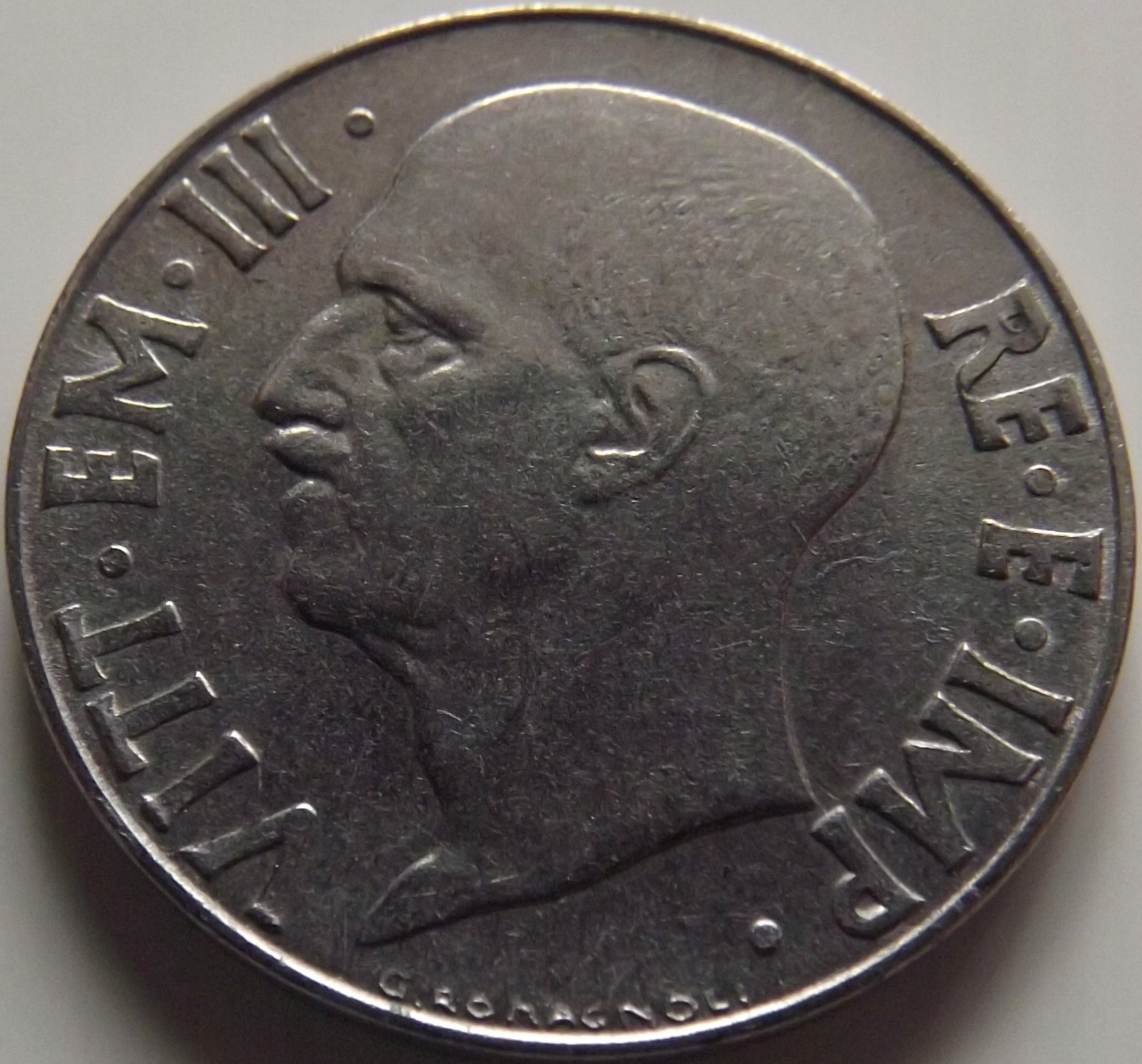 Włochy 20 centesimi 1942 Wiktor Emanuel III st. 2+/2