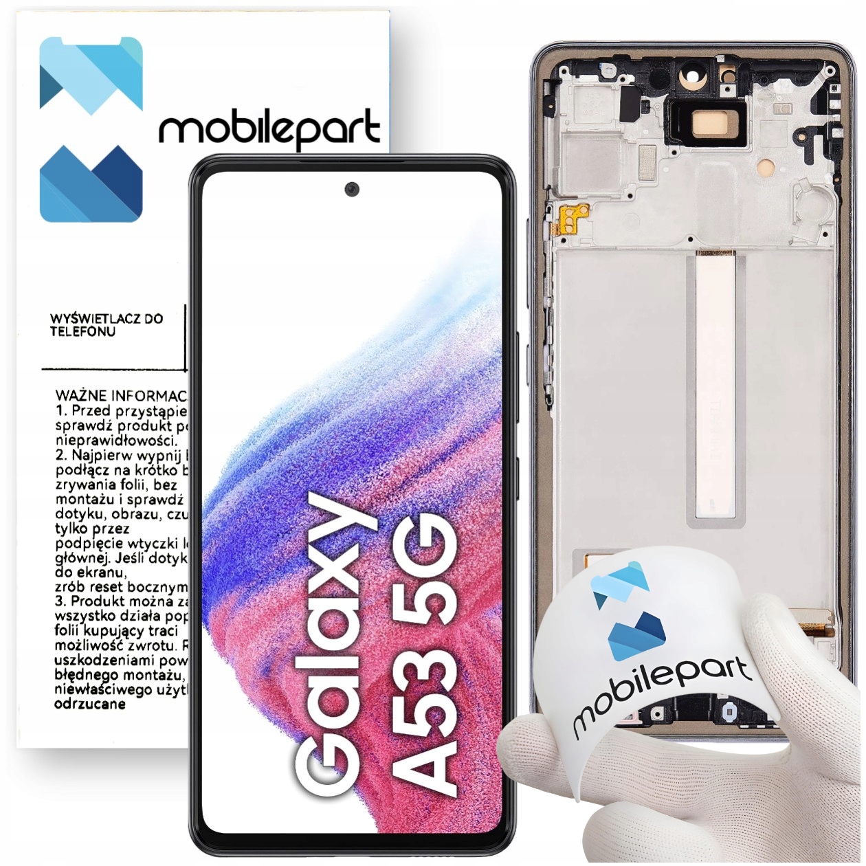 Matryca do Samsung Galaxy A53 5G LCD SM-A536 Ekran Full Oled Ramka