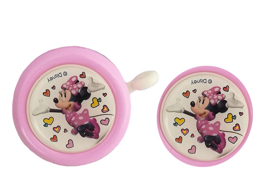 

Dzwonek rowerowy dziecięcy Minnie różowy 5,5 cm
