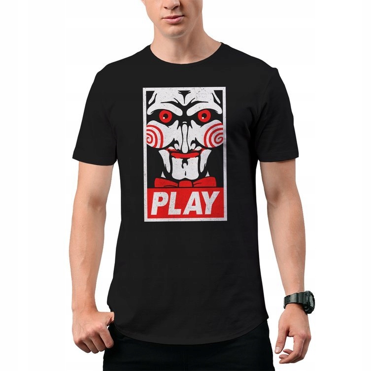 

Koszulka T-Shirt Wanna Play Saw Piła Horror S