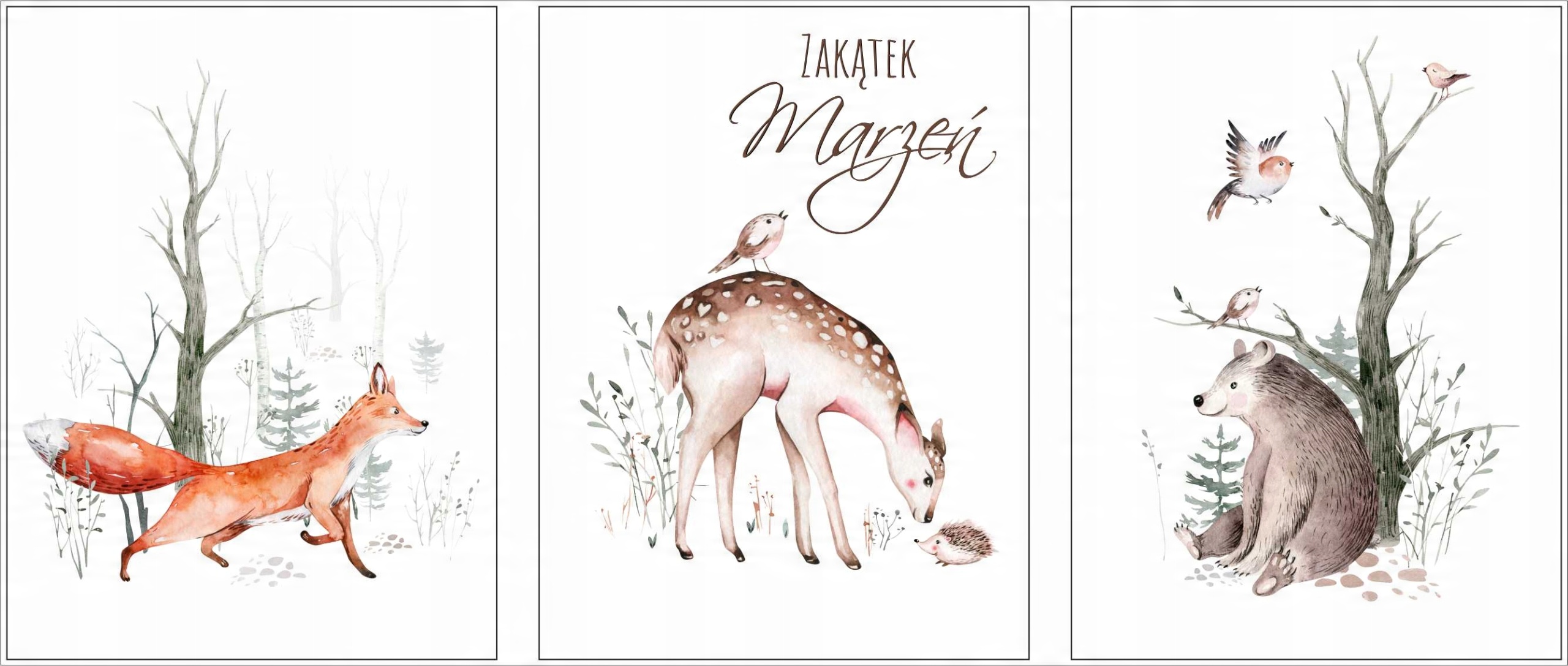 

Zestaw plakatów dla dzieci plakaty 3 x 50x70cm