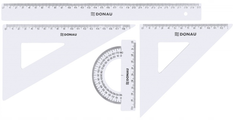 

Zestaw geometryczny duży transparentny