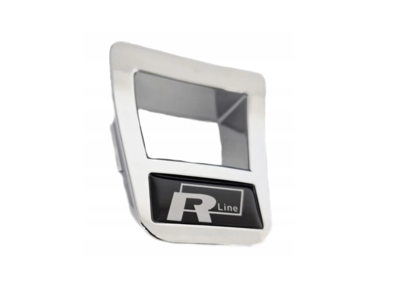 Emblemat Logo Znaczek Na Kierownicę Do Vw Passat Golf Rline R-line Srebrny