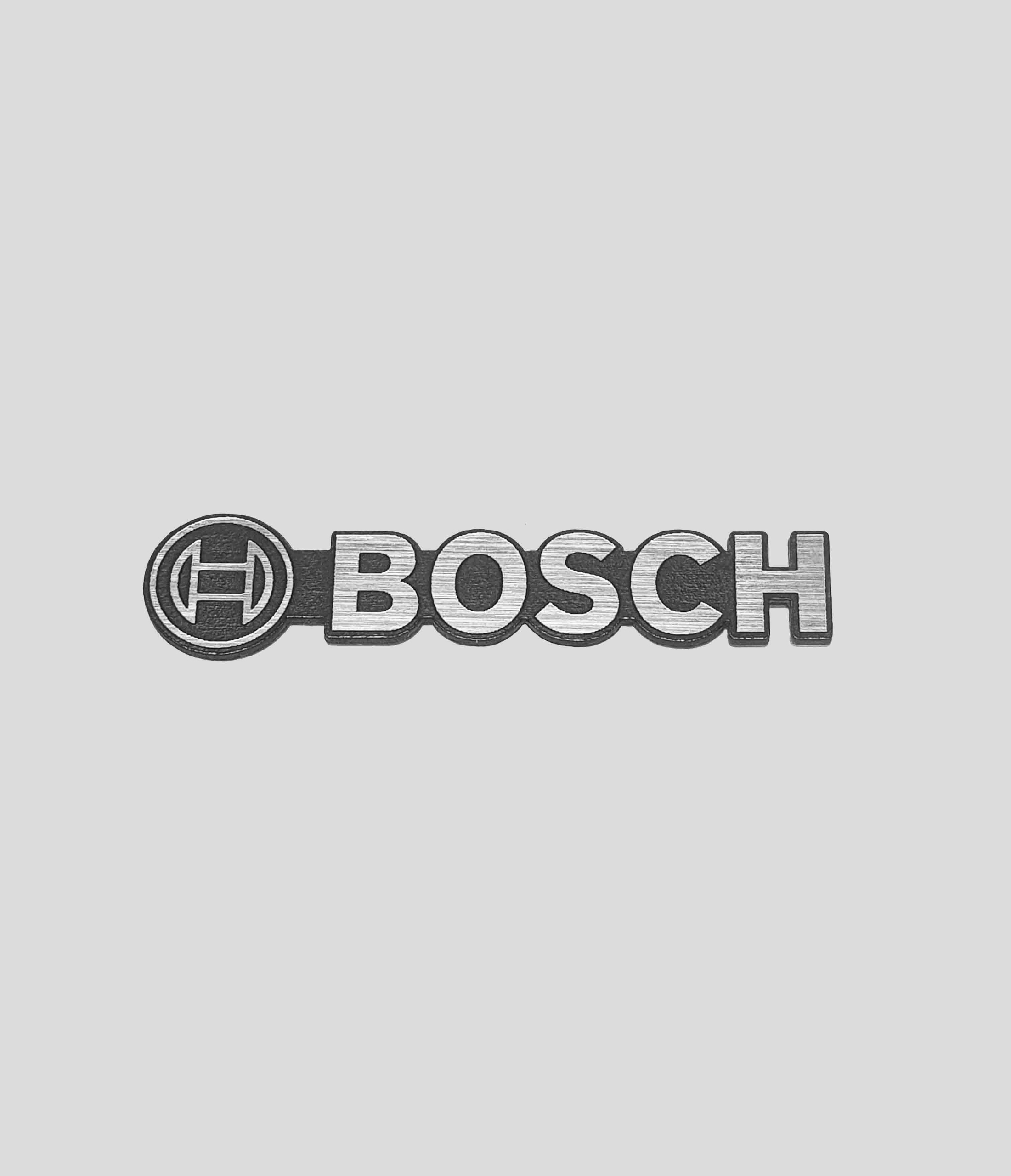 

Bosch naklejka emblemat 90 x 20 mm * Srebrna