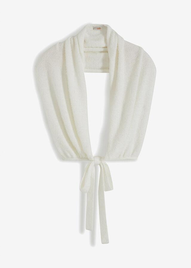 BPC ROMANTYCZNE PONCHO Z PLUSZOWEGO MATERIAŁU