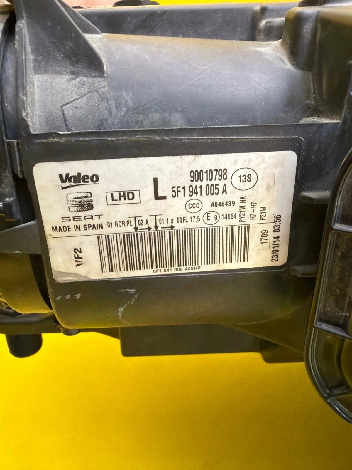 light left Seat Leon III 5F1 normal 5F1941005A 2012-2017