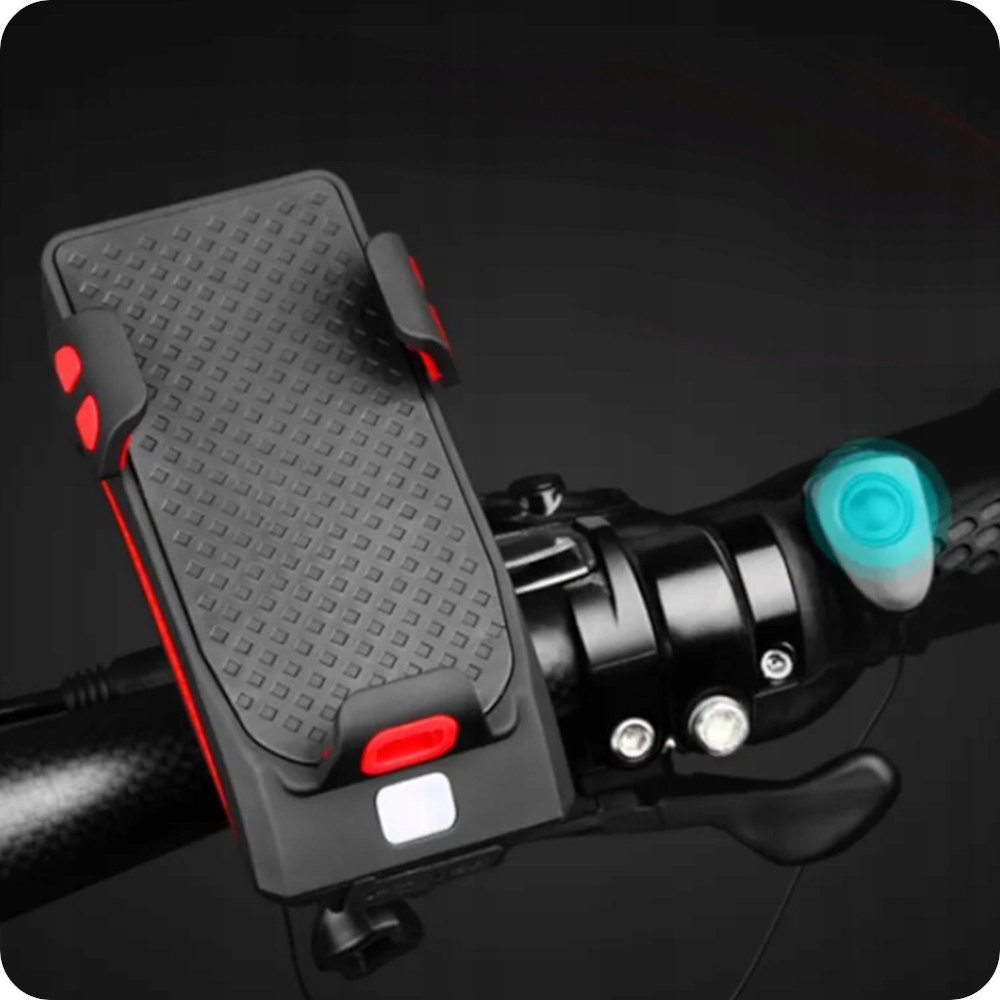 LAMPKA ROWEROWA LED PRZÓD MOCNA POWERBANK KLAKSON Marka Inna marka