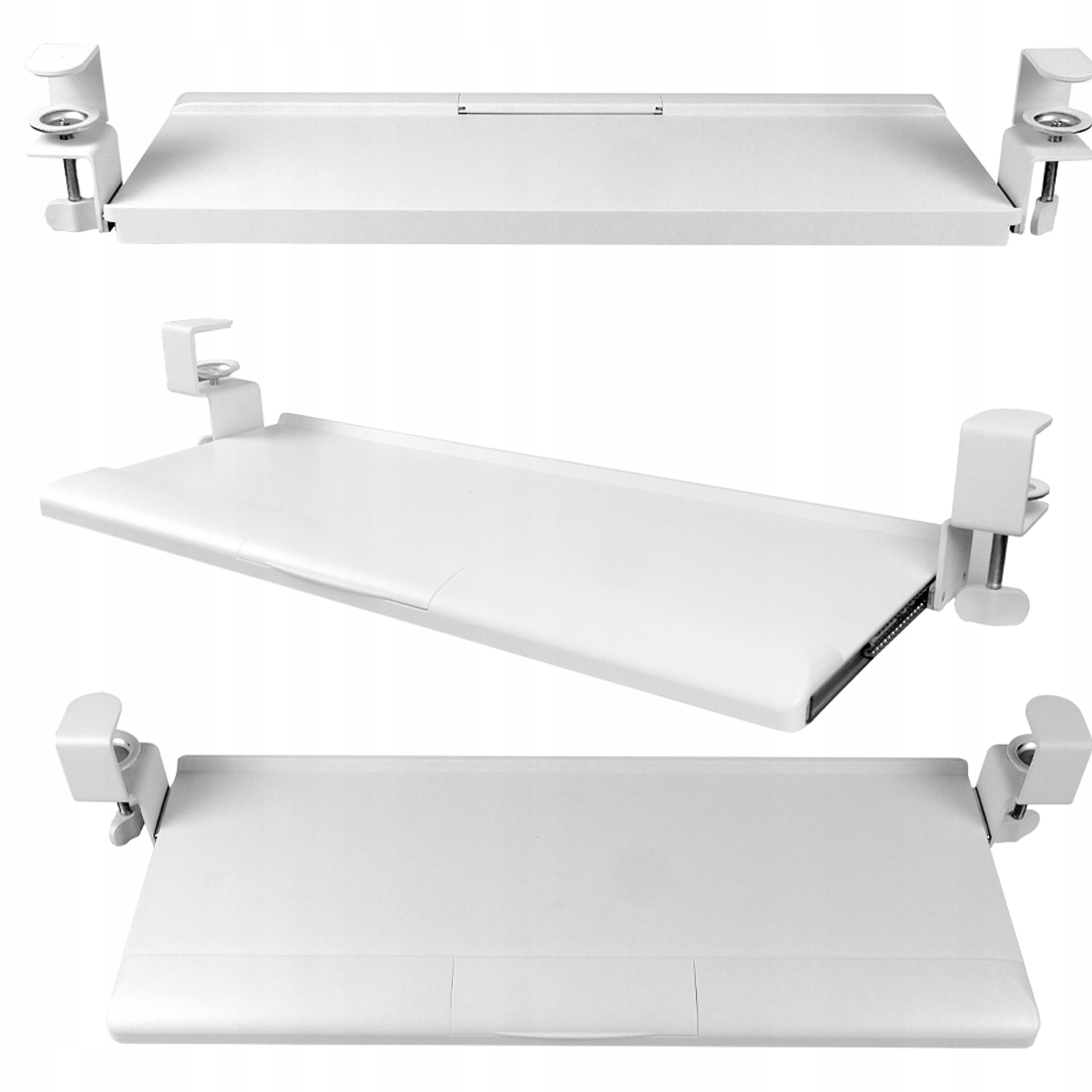 Šuplík na klávesnici výsuvná pod desku s úložným prostorem namontovaným na šroub