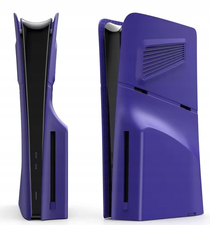 Osłona Nakładka do PS5 Slim – wzmocniona, odporna na wstrząsy fioletowa