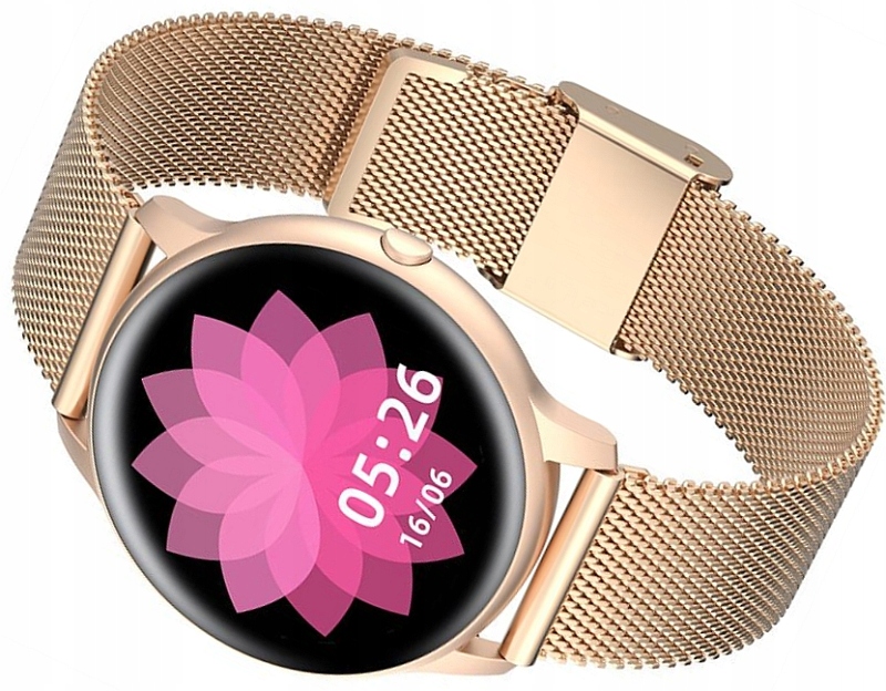 

Złoty Zegarek G.rossi Smartwatch Damski SW015 Gold