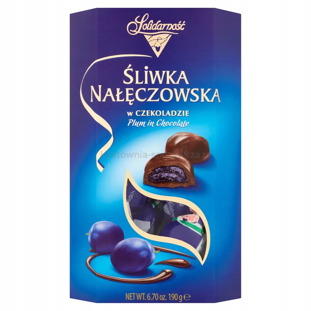 Levně Solidarność Švestka Nałęczowska v čokoládě 190 g