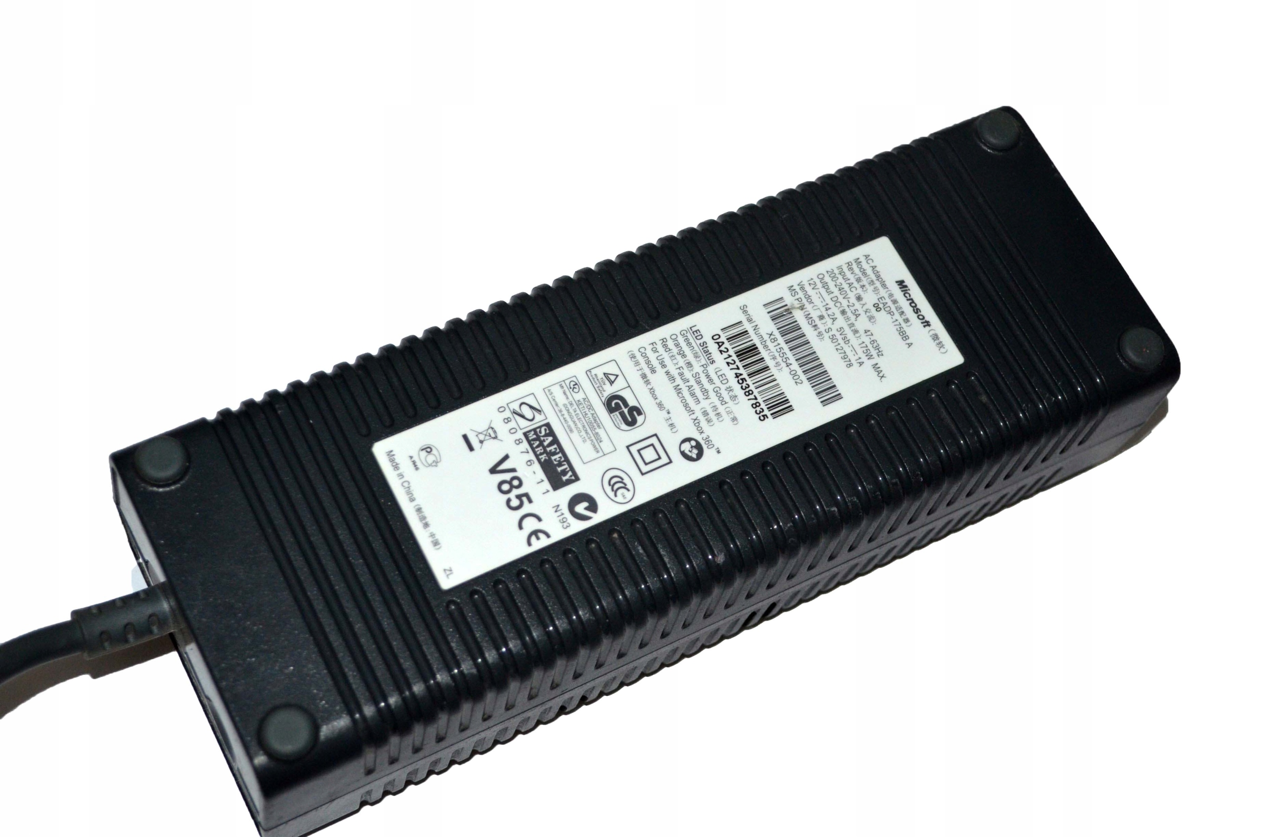 Zasilacz Microsoft EADP-175BB 175W czarny