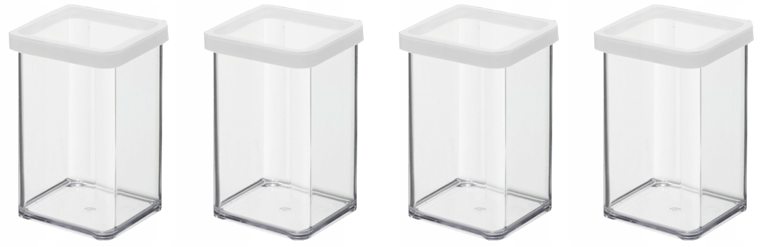 ROTHO ZESTAW 4x POJEMNIK ORGANIZER NA ŻYWNOŚĆ ARTYKUŁY SYPKIE 1L LOFT Kod producenta LOFT 1,0L