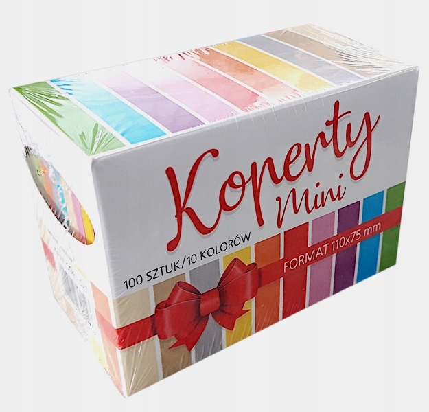 

Koperty kolorowe mini 110x75mm-100 sztuk KMINI-527
