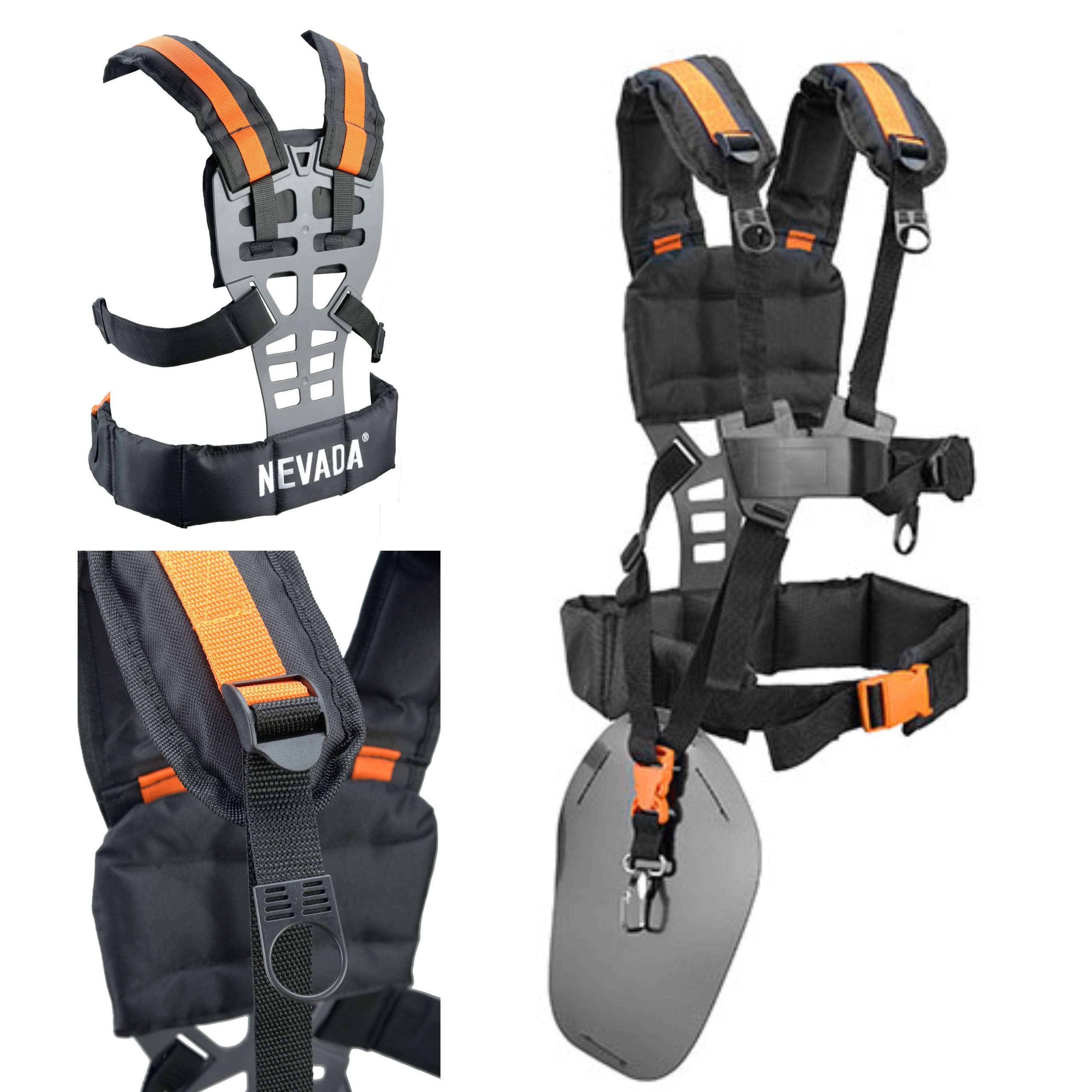 Szelki podwójne do Kosy Spalinowej Pas nośny Nevada podwójny 6-906NV