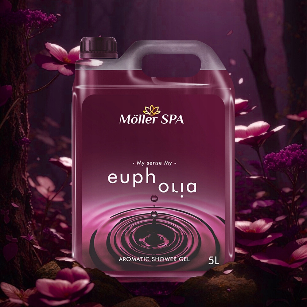 Möller SPA - My sense My - EUPHORIA ŻEL POD PRYSZNIC O ZAPACHU PERFUM 5L Problem skóry nie dotyczy