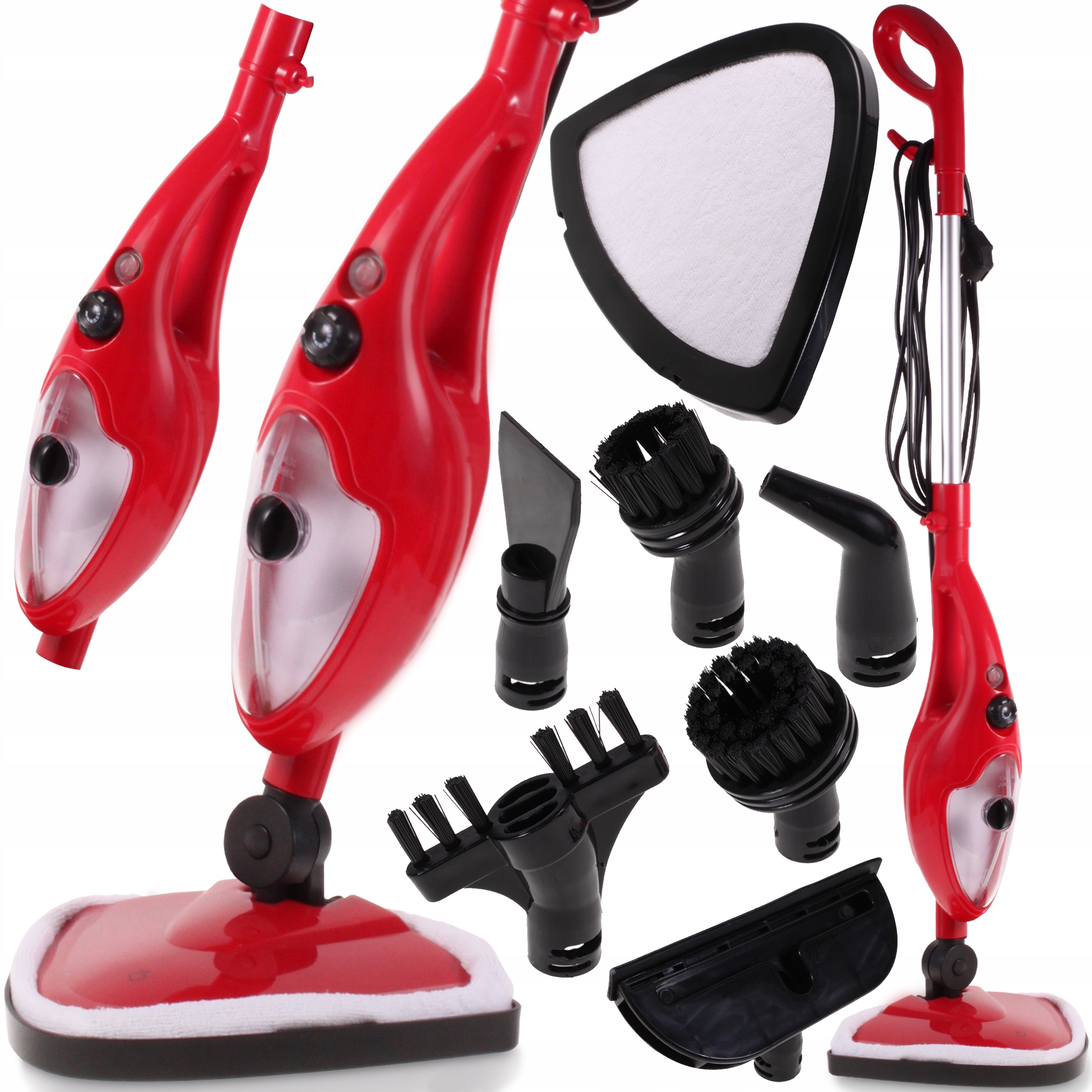 

Mop Parowy Myjka parowa Czyścik 11 końcówek 1300W