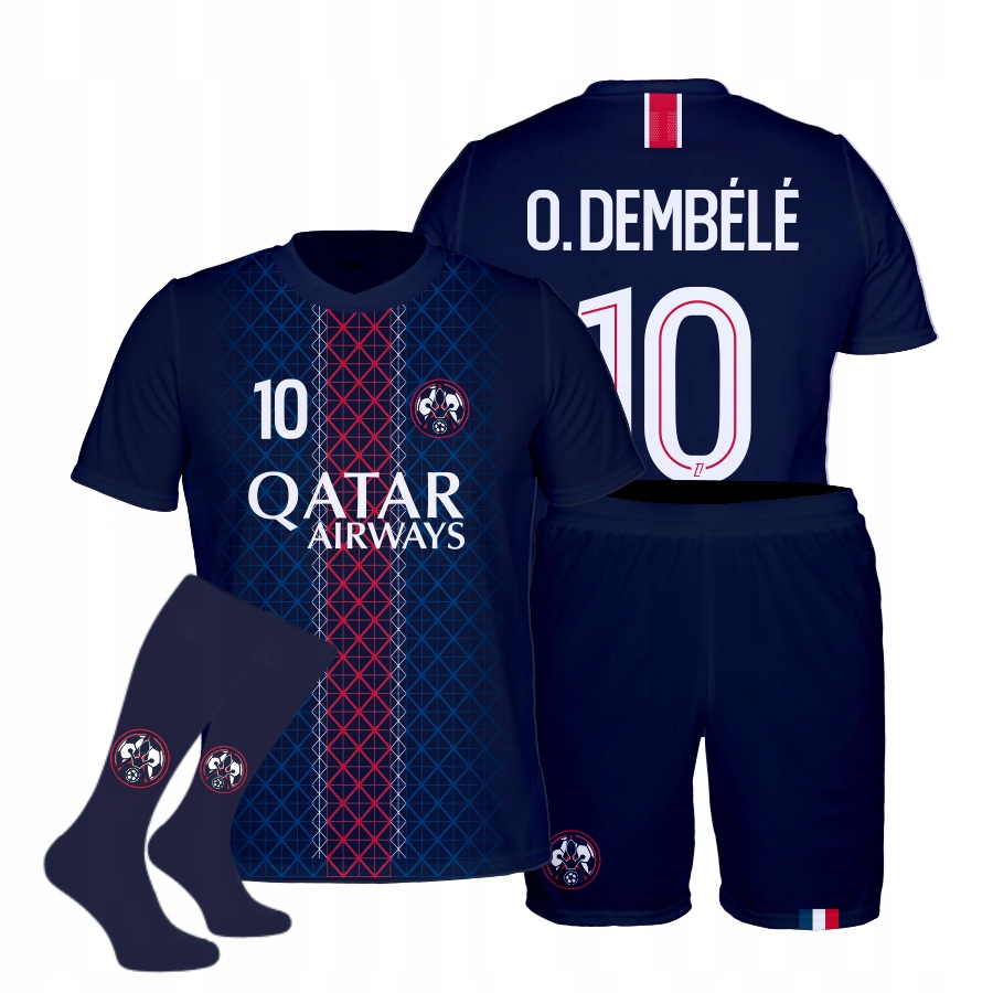 Dembele set, tričko, kraťasy štulpny velikost 134