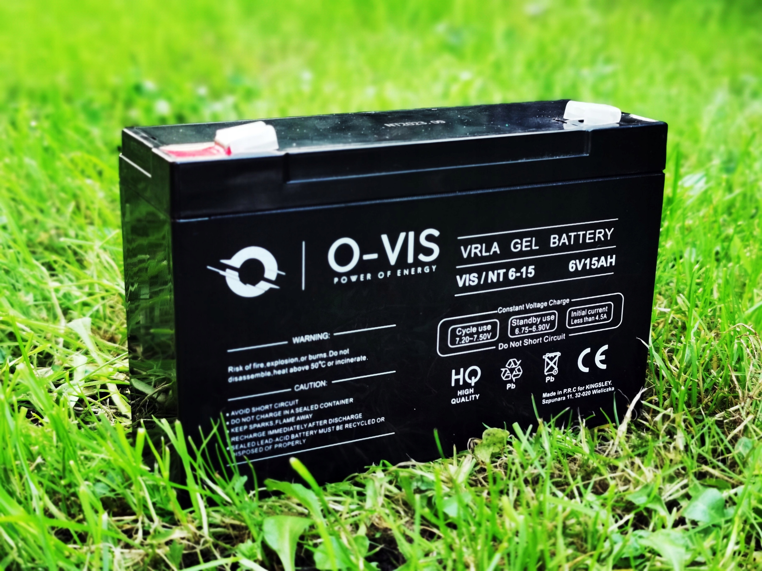 Akumulator Żelowy 6V 15AH Bezobsługowy MOCNY ALARM UPS GEL ZABAWKI OVIS WAG Model Akumulator Żelowy AGM 6V 15AH ALARM UPS GEL WAG
