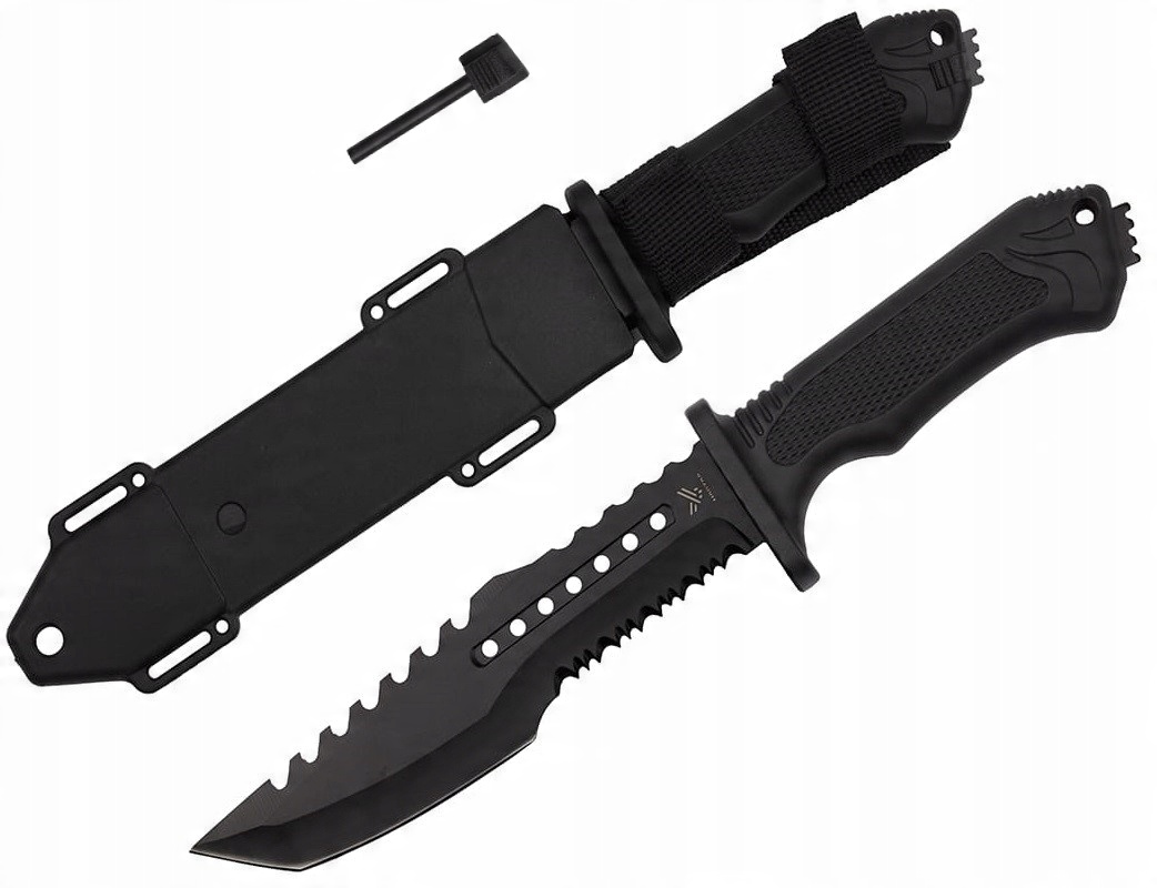 

Hastaa Nóż taktyczny survival krzesiwo etui finka
