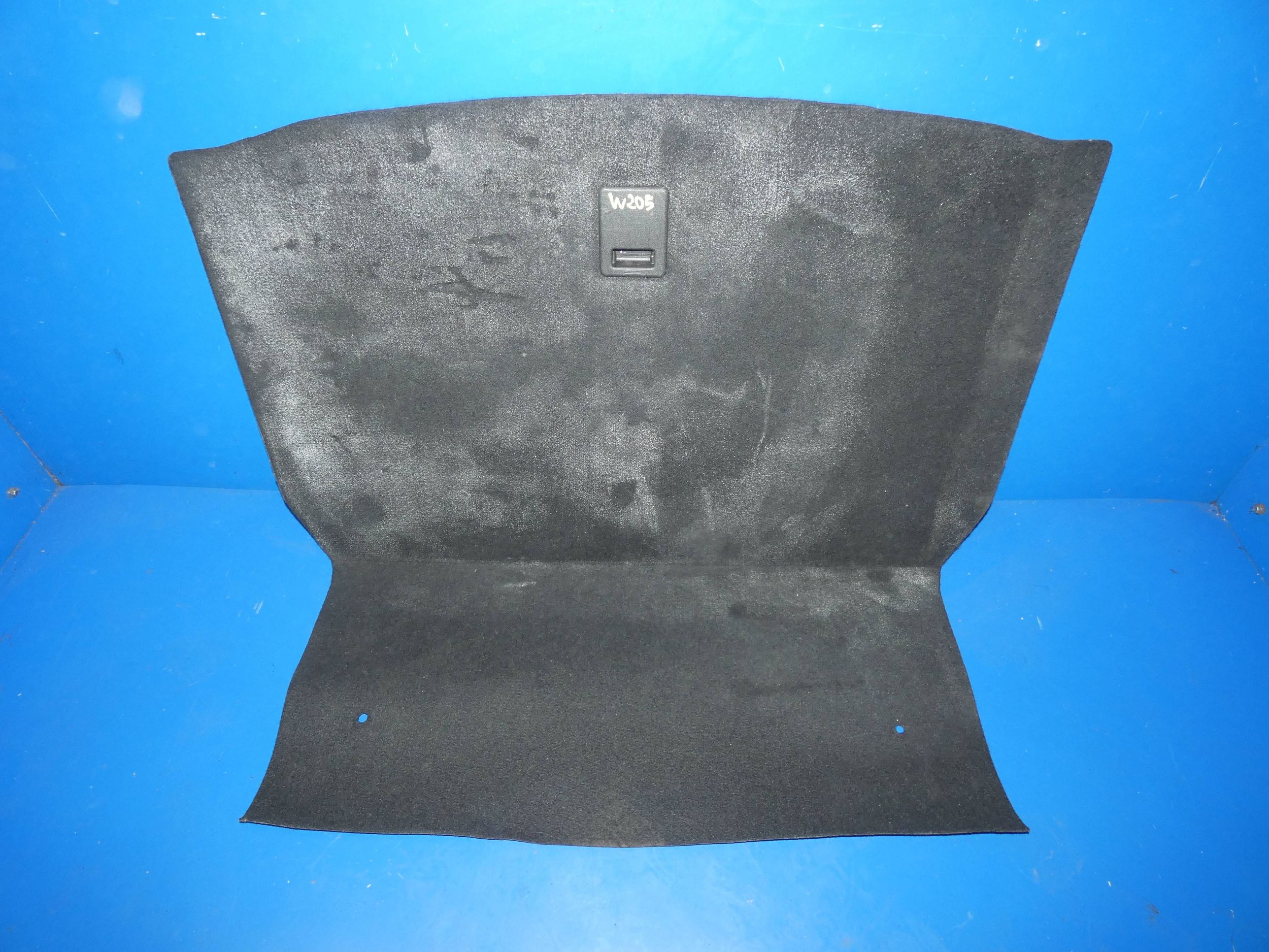 MERCEDES C KLASA W205 sedan floor boot mats rear part