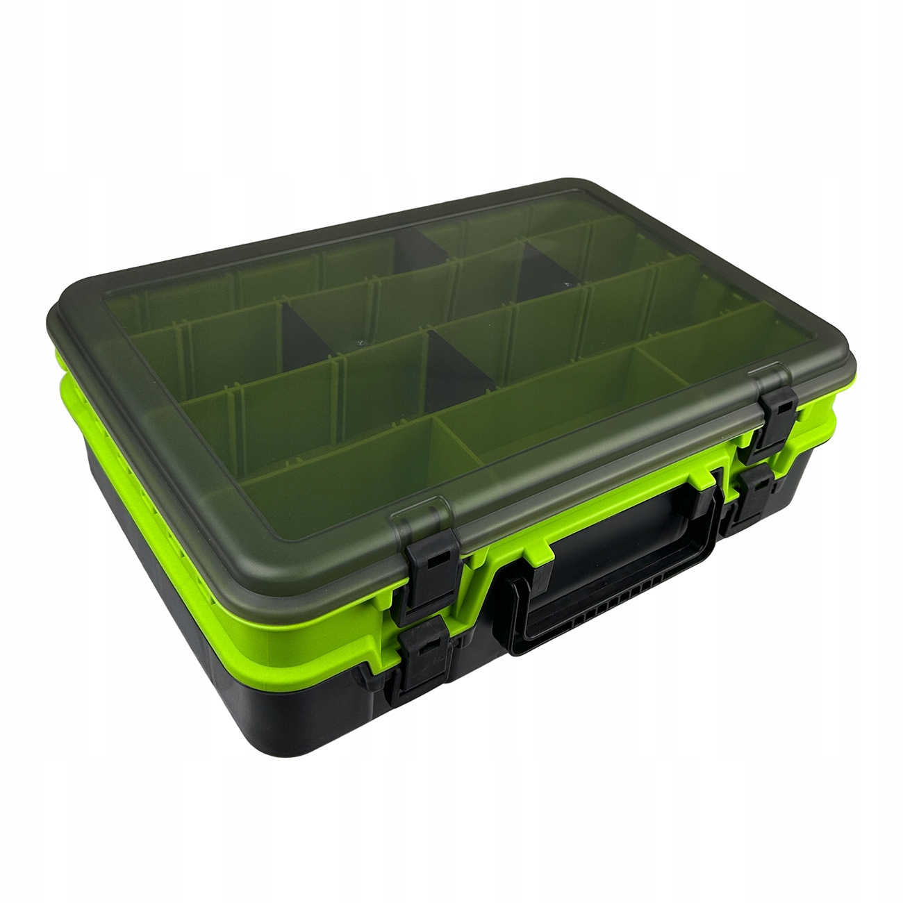 Duże Pudełko York Green Z Regulacją Dwupoziomowe 97547 38,5x28x12cm